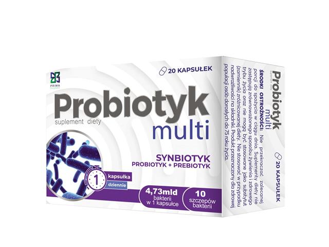 Probiotyk Multi interakcje ulotka kapsułki  20 kaps.