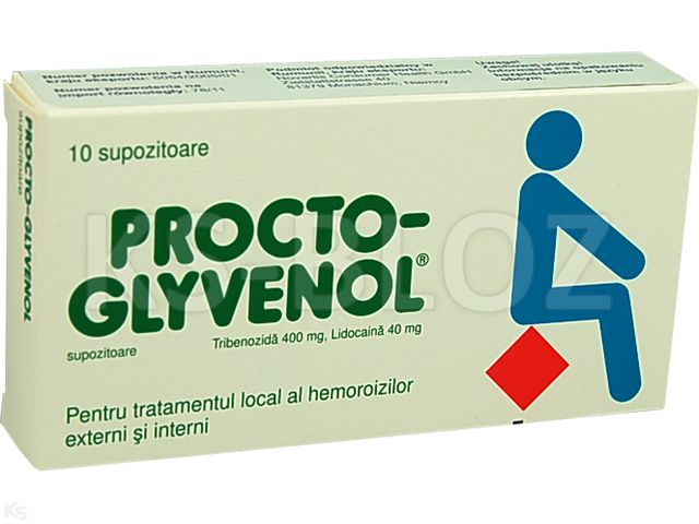 Procto-Glyvenol interakcje ulotka czopki doodbytnicze 400mg+40mg 10 czop.