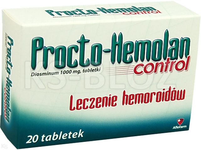 Procto-Hemolan Control interakcje ulotka tabletki 1 g 