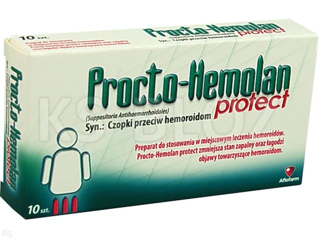 Procto-Hemolan Protect interakcje ulotka czopki doodbytnicze  10 czop. (2 blist. po 5 szt.)