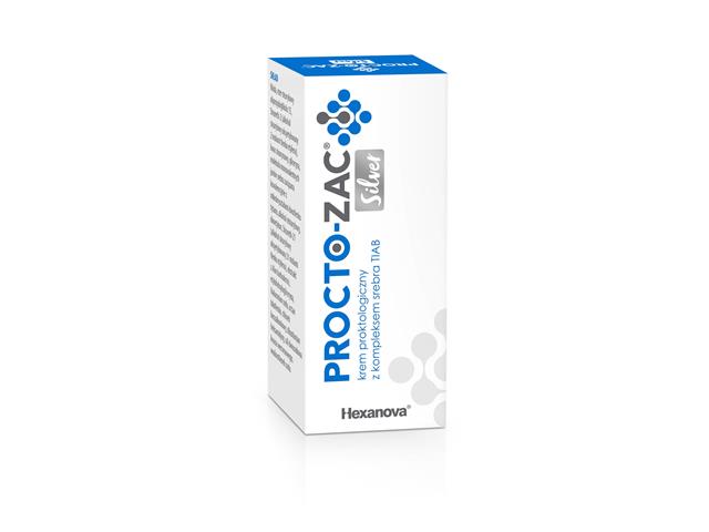 Procto-Zac Silver Krem proktologiczny z kompleksem srebra TIAB interakcje ulotka krem  25 ml