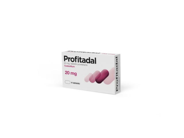 Profitadal 20 mg interakcje ulotka tabletki 20 mg 4 tabl.