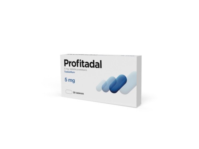 Profitadal 5 mg interakcje ulotka tabletki 5 mg 28 tabl.