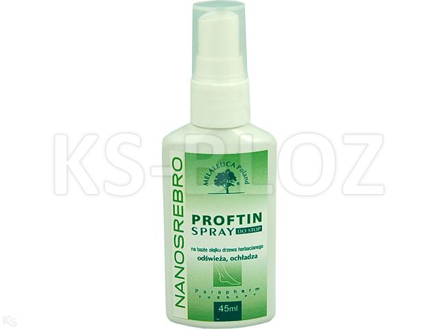 Proftin Spray do stóp interakcje ulotka   45 ml