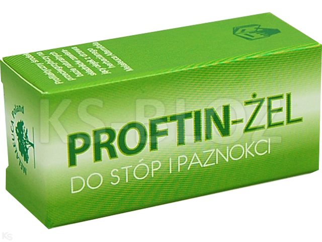 Proftin Żel do stóp i paznokci interakcje ulotka   10 g