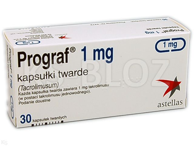 Prograf interakcje ulotka kapsułki twarde 1 mg 30 kaps. | (3 blist. po 10 kaps.)