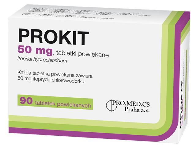 Prokit interakcje ulotka tabletki powlekane 50 mg 90 tabl.