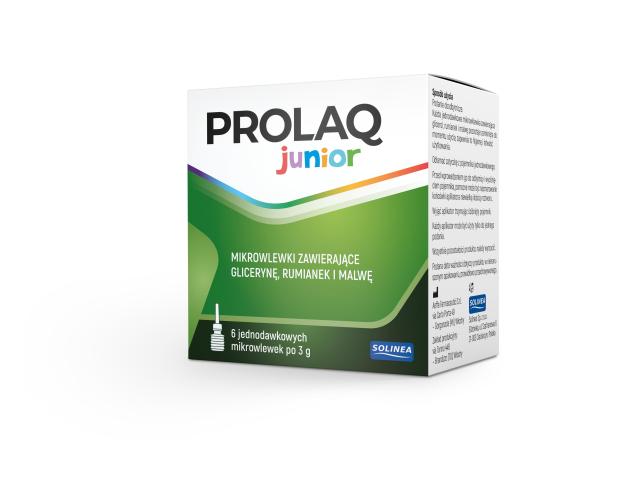 Prolaq Junior interakcje ulotka mikrowlewka doodbytnicza, roztwór - 6 mikrowl. po 3 g