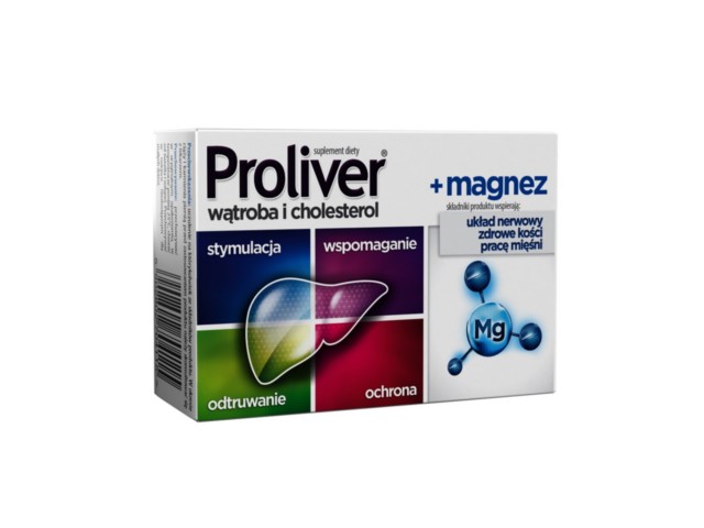 Proliver + Magnez interakcje ulotka tabletki  30 tabl.