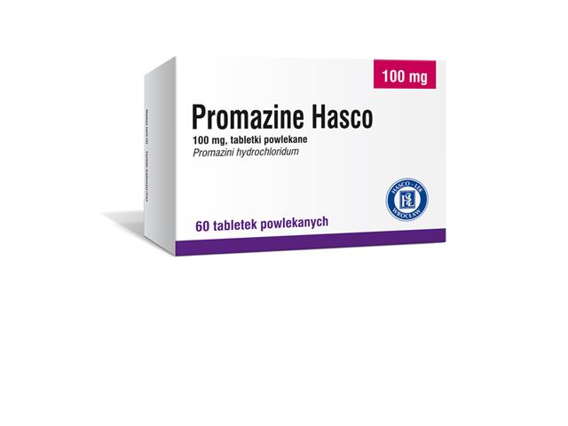 Promazine Hasco interakcje ulotka tabletki powlekane 100 mg 60 tabl.