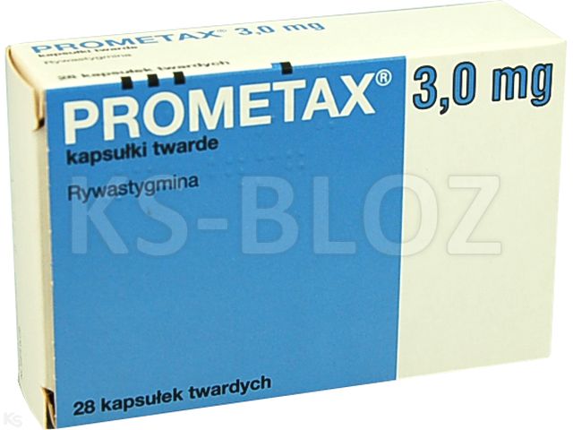 Prometax interakcje ulotka kapsułki twarde 3 mg 28 kaps.