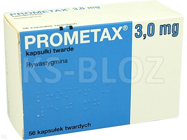 Prometax interakcje ulotka kapsułki twarde 3 mg 56 kaps.