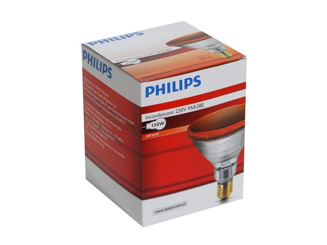 Promiennik podczerwieni Philips InfraRed 150W interakcje ulotka pudełko  1 szt.