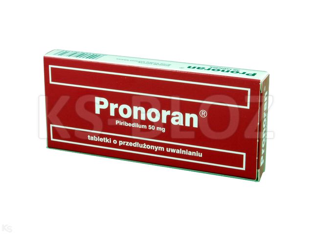 Pronoran interakcje ulotka tabletki powlekane o przedłużonym uwalnianiu 50 mg 30 tabl.