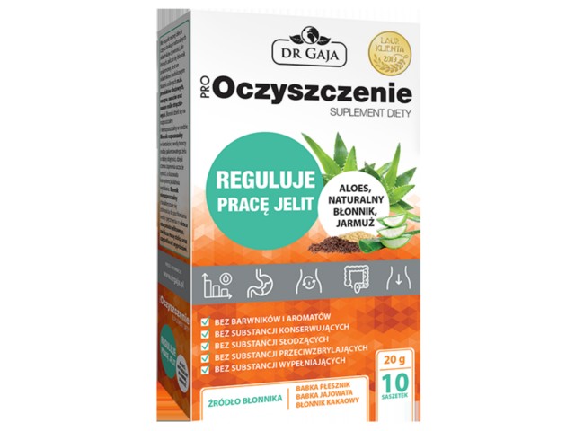 Prooczyszczenie interakcje ulotka proszek - 10 sasz. po 20 g