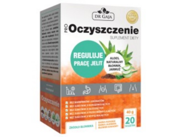 Prooczyszczenie interakcje ulotka proszek - 20 sasz. po 40 g