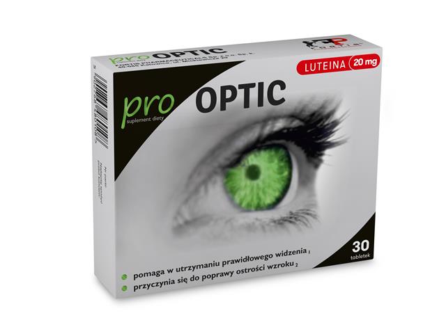 Prooptic interakcje ulotka tabletki  30 tabl.