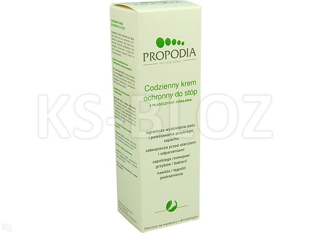 PROPODIA Codzienny Krem ochr.d/stóp interakcje ulotka   75 ml