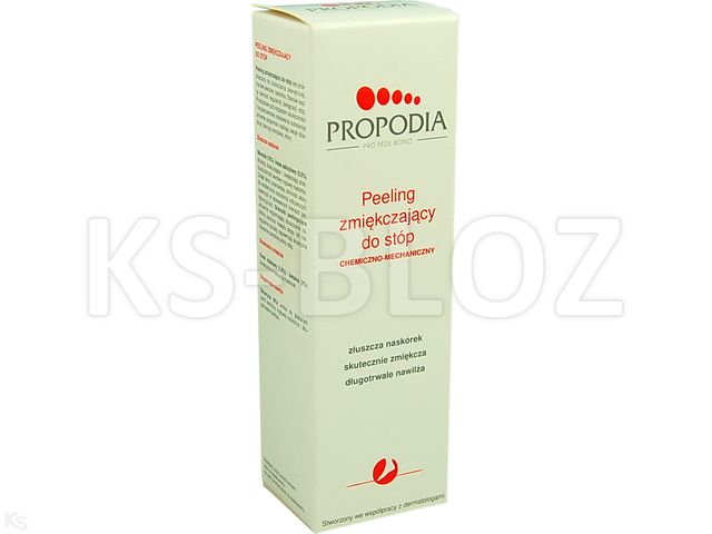Propodia Peeling do stóp zmiękczający interakcje ulotka peeling - 50 ml