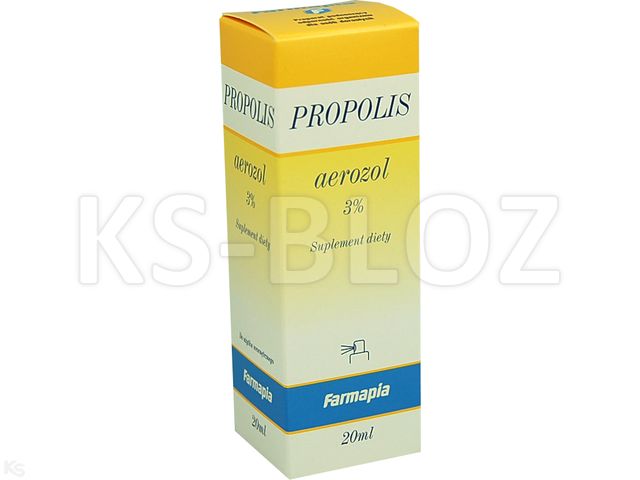 Propolis 3% Roztwór interakcje ulotka aerozol do stosowania w jamie ustnej  20 ml