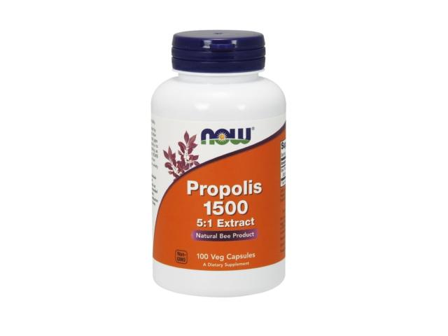 Propolis 5:1 Extract 1500 interakcje ulotka kapsułki wegetariańskie - 100 kaps.