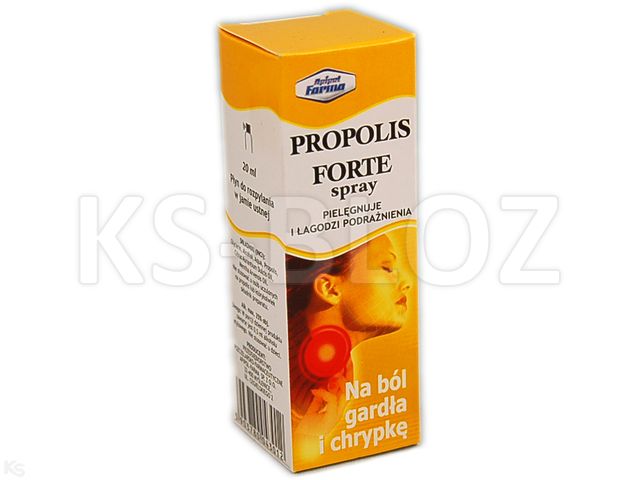 Propolis Forte Spray interakcje ulotka   20 ml