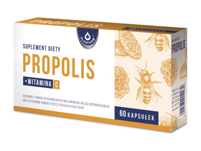 Propolis interakcje ulotka kapsułki  60 kaps.