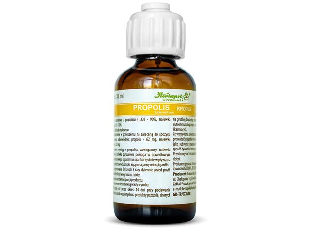 Propolis Krople interakcje ulotka krople  35 ml