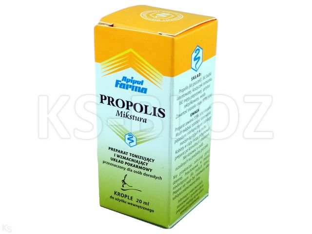 Propolis Mikstura interakcje ulotka krople doustne  20 ml