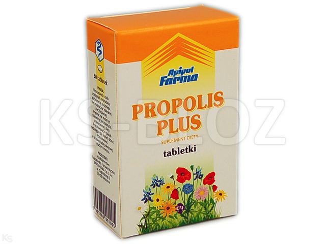 Propolis Plus interakcje ulotka tabletki  60 tabl.