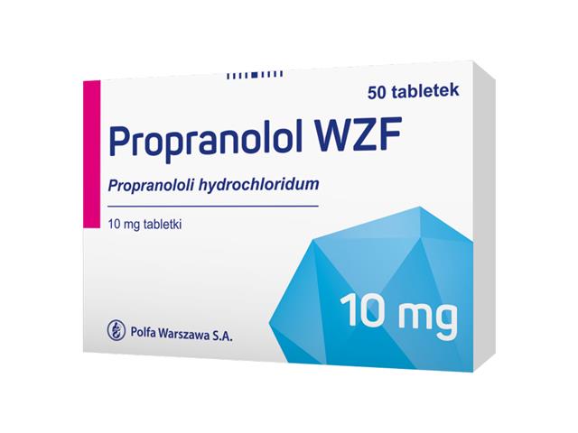 Propranolol WZF interakcje ulotka tabletki 10 mg 