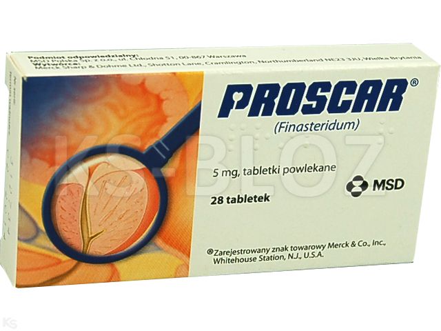 Proscar interakcje ulotka tabletki powlekane 5 mg 