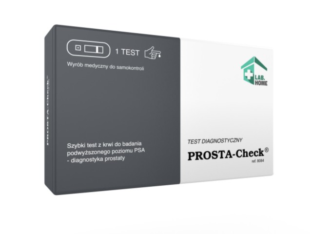 Prosta-Check Test do wykrywania podwyższonego poziomu antygeny prostaty PSA interakcje ulotka   1 szt.