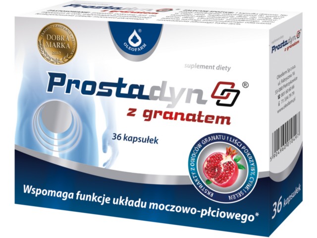 Prostadyn Z Granatem interakcje ulotka kapsułki - 36 kaps.