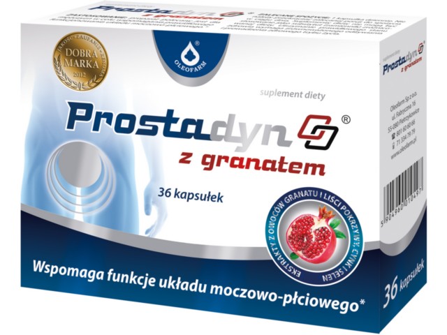 Prostadyn Z Granatem interakcje ulotka kapsułki  36 kaps.