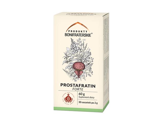 Prostafratin Forte Produkty Bonifraterskie interakcje ulotka zioła do zaparzania w saszetkach  30 sasz. (60 g)