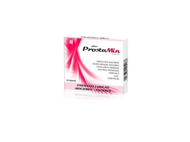 Prostamin Plus interakcje ulotka tabletki  30 tabl.