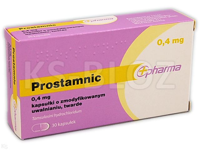 Prostamnic interakcje ulotka kapsułki o zmodyfikowanym uwalnianiu twarde 400 mcg 