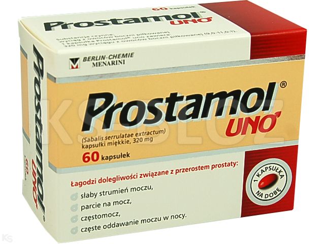 Prostamol Uno interakcje ulotka kapsułki miękkie 320 mg 60 kaps. | 4x15