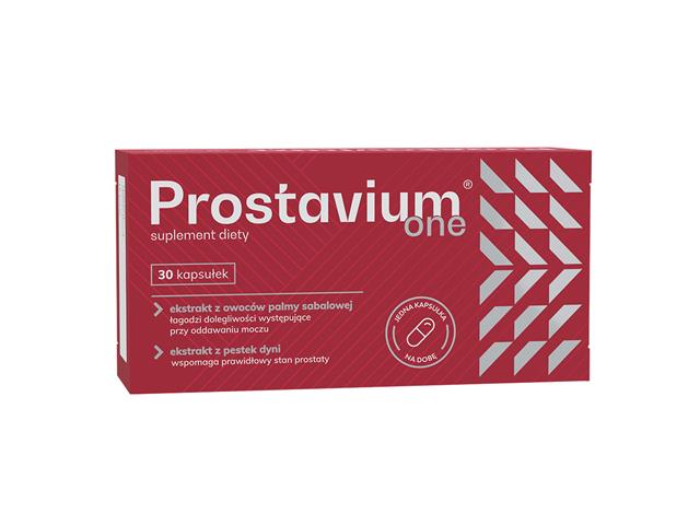 Prostavium One interakcje ulotka kapsułki  30 kaps.