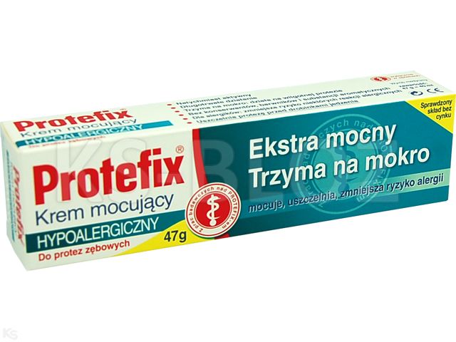 Protefix Ekstra Hypoalergiczny Krem mocujący interakcje ulotka krem - 47 g