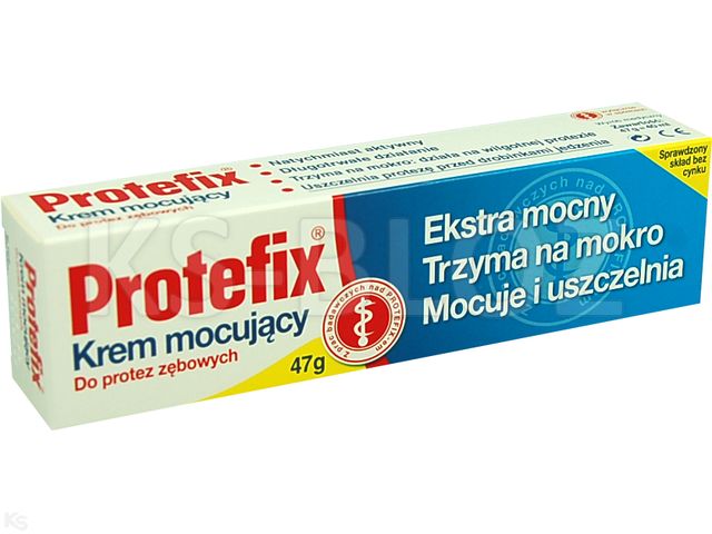 Protefix Ekstra Mocny Krem mocujący interakcje ulotka   47 g