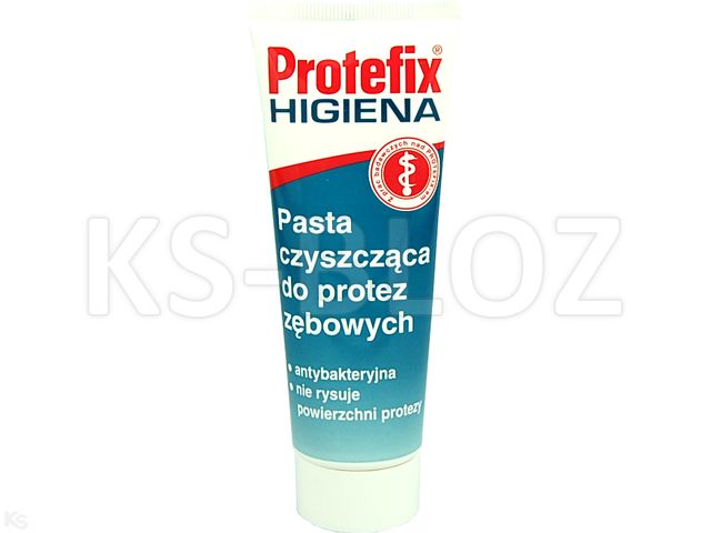 PROTEFIX HIGIENA Pasta czyszcz.d/protez interakcje ulotka   75 ml