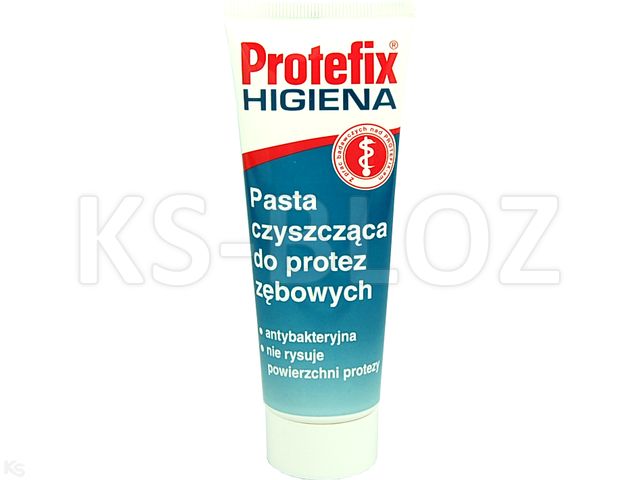 Protefix Higiena Pasta do czyszczenia protez zębowych interakcje ulotka pasta  75 ml