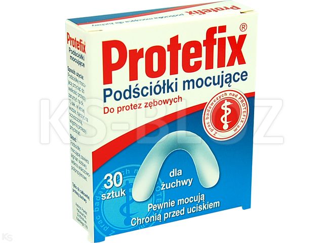 Protefix Podściółki mocujące do żuchwy interakcje ulotka  - 30 szt.