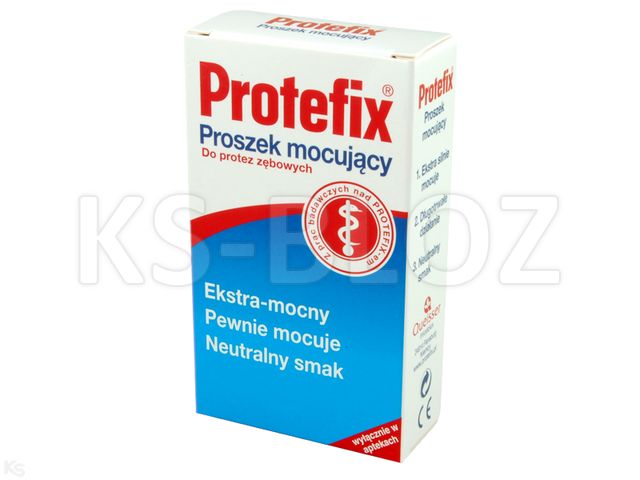 Protefix Proszek mocujący interakcje ulotka proszek  30 g