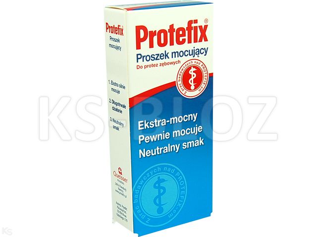 Protefix Proszek mocujący interakcje ulotka proszek  50 g