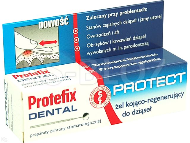 Protefix Protect Żel do dziąseł kojąco-regenerujący interakcje ulotka żel - 10 ml