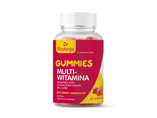 Protego Gummies Multiwitamina interakcje ulotka żelki  60 szt. (poj.)