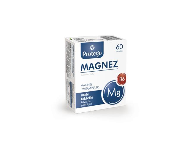 Protego Magnez interakcje ulotka tabletki - 60 tabl.